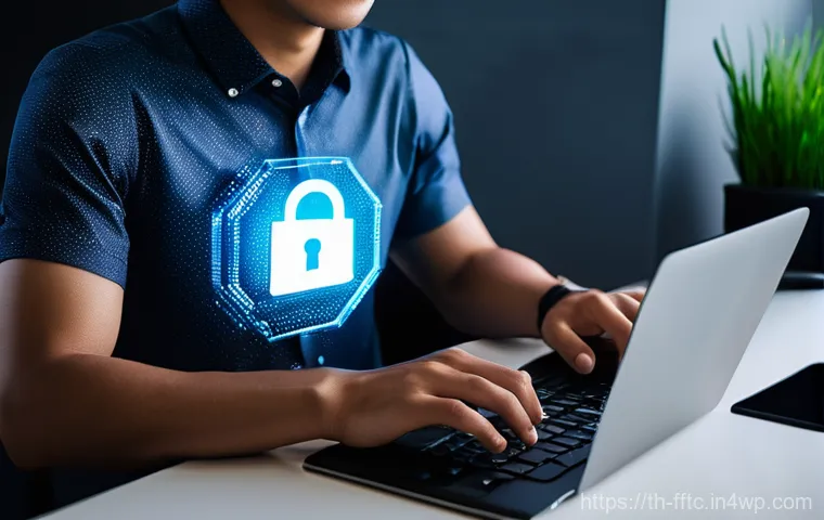 사이버 세계에서의 안전한 네비게이션 - **Prompt 1: Vigilant Digital User Checking Email Links**
    "A young Thai woman in her late 20s, wi...