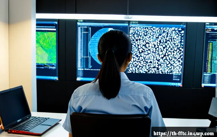 Home 17 사이버보안 사고 조사 절차 및 방법 - Photorealistic cybersecurity incident investigation in a modern Bangkok office, Thai cybersecurity a...
